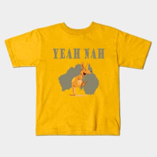 yeah nah australian culture saying ,aussie culture saying Kids T-Shirt